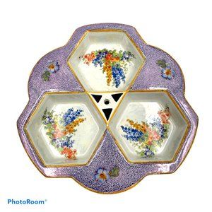 Lancasters Hanley England Divided Dish Plate